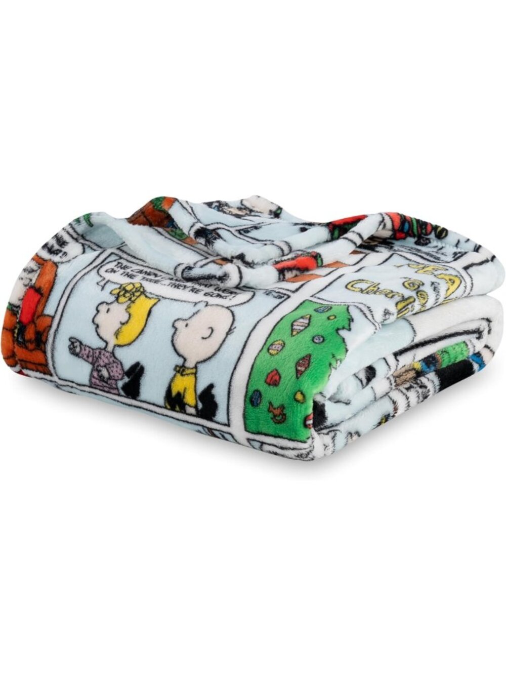 Cozy Oversized Snoopy Plush Throw Blanket - Peanuts Christmas Design, 50"x60